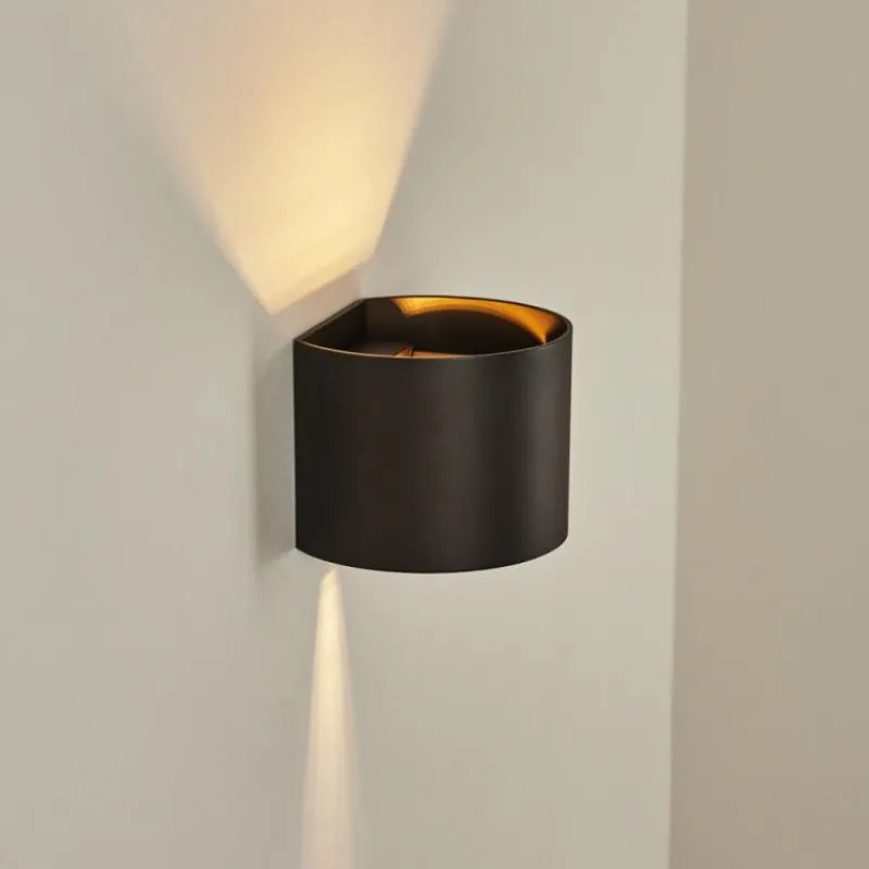 hofstein Applique murale Badajoz Brun, 1 lumière