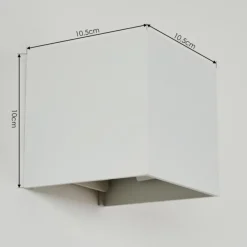 hofstein Applique murale Badajoz Blanc, 1 lumière