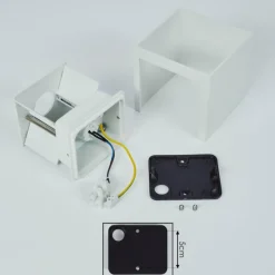 hofstein Applique murale Badajoz Blanc, 1 lumière