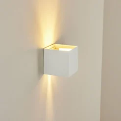 hofstein Applique murale Badajoz Blanc, 1 lumière