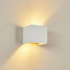 hofstein Applique murale Badajoz Blanc, 1 lumière