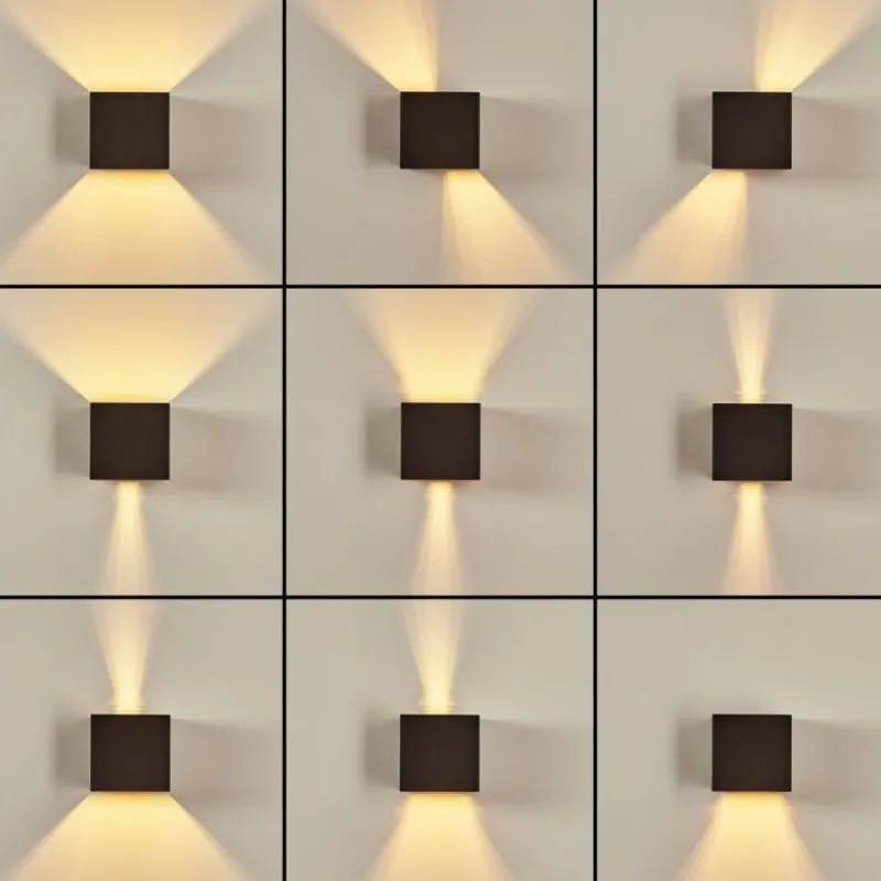 hofstein Applique murale Badajoz Brun, 1 lumière