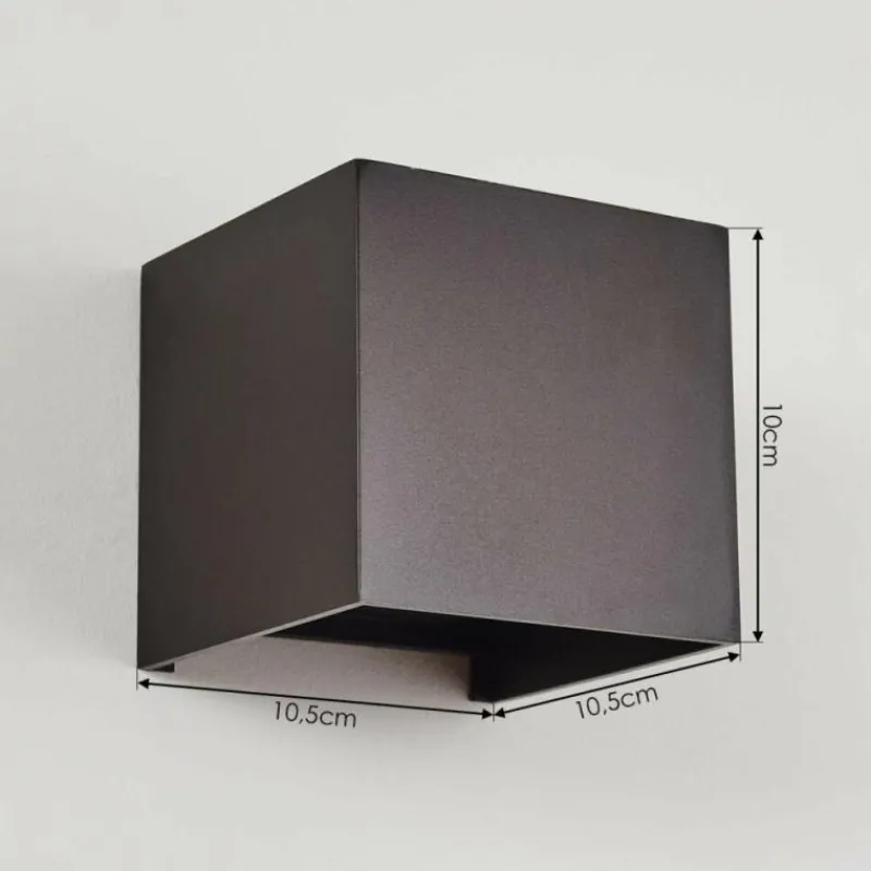 hofstein Applique murale Badajoz Brun, 1 lumière