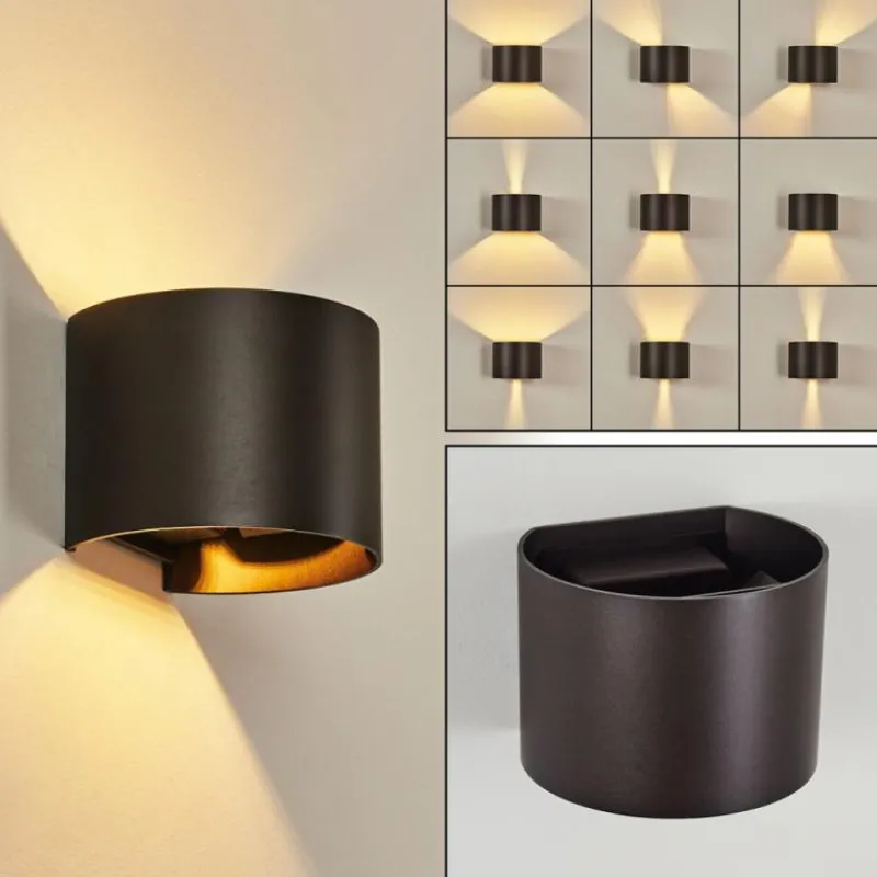 hofstein Applique murale Badajoz Brun, 1 lumière