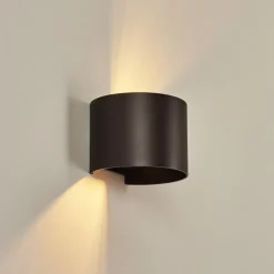 hofstein Applique murale Badajoz Brun, 1 lumière