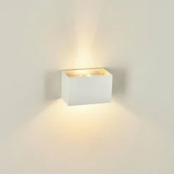 hofstein Applique murale Badajoz Blanc, 1 lumière