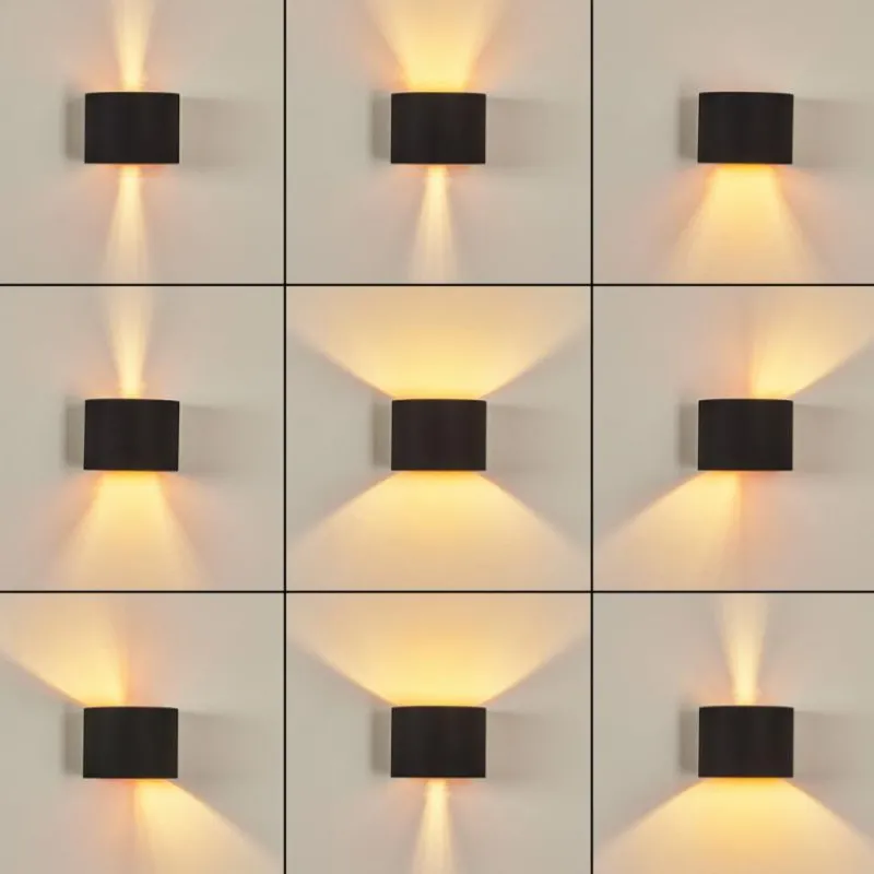 hofstein Applique murale Badajoz Cuivre, Noir, 1 lumière