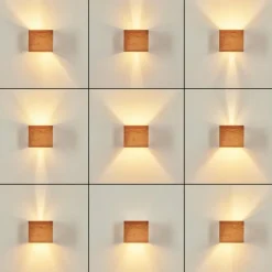 hofstein Applique murale Badajoz Écru, Blanc, 1 lumière