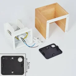 hofstein Applique murale Badajoz Écru, Blanc, 1 lumière