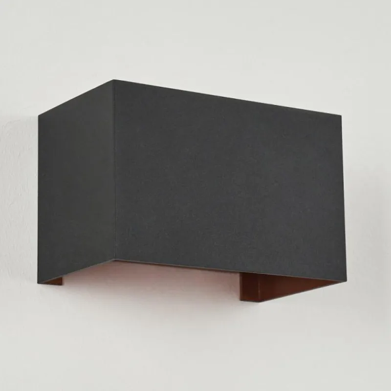 hofstein Applique murale Badajoz Cuivre, Noir, 1 lumière