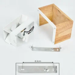 hofstein Applique murale Badajoz Écru, Blanc, 1 lumière