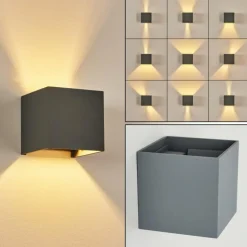 hofstein Applique murale Badajoz Gris, 1 lumière