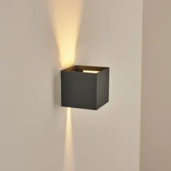 hofstein Applique murale Badajoz Gris, 1 lumière