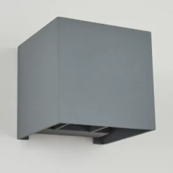 hofstein Applique murale Badajoz Gris, 1 lumière