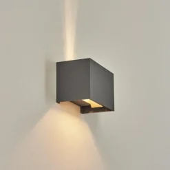 hofstein Applique murale Badajoz Gris, 1 lumière