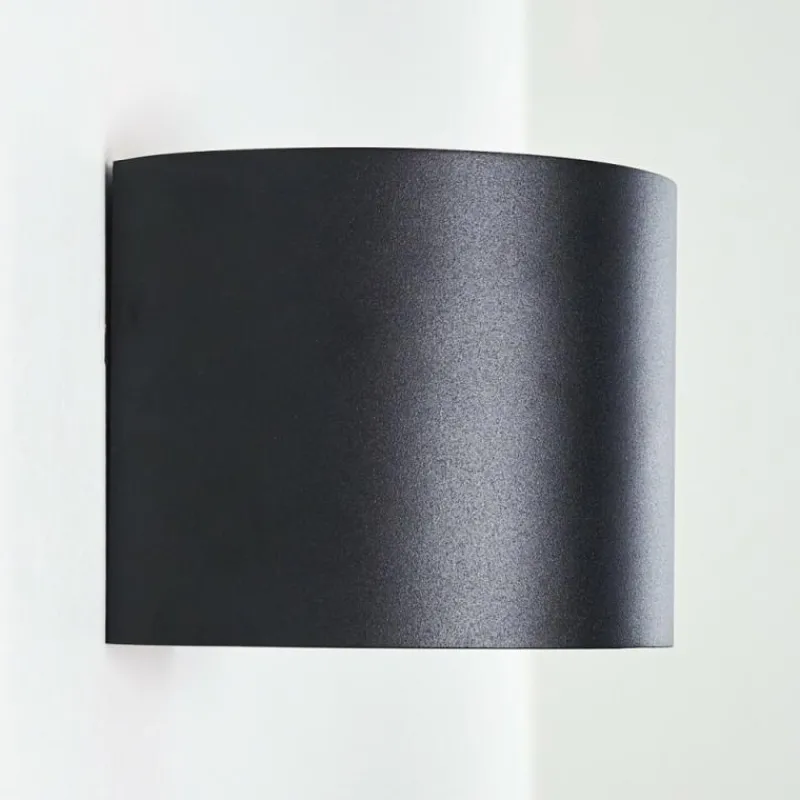 hofstein Applique murale Badajoz LED Cuivre, Noir, 1 lumière