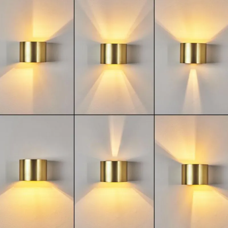 Lampes Dorées-hofstein Applique murale Badajoz LED Or, Laiton, 1 lumière