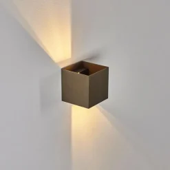 hofstein Applique murale Badajoz LED Brun, 1 lumière