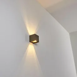 hofstein Applique murale Badajoz LED Brun, 1 lumière