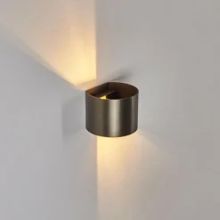 hofstein Applique murale Badajoz LED Brun, 1 lumière