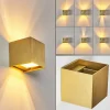 Lampes Dorées-hofstein Applique murale Badajoz LED Or, Laiton, 1 lumière
