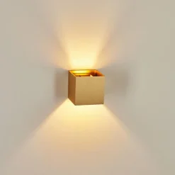 Lampes Dorées-hofstein Applique murale Badajoz Or, 1 lumière