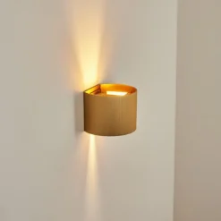 Lampes Dorées-hofstein Applique murale Badajoz Or, 1 lumière