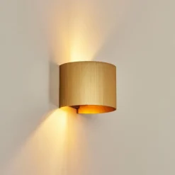 Lampes Dorées-hofstein Applique murale Badajoz Or, 1 lumière