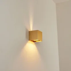 Lampes Dorées-hofstein Applique murale Badajoz Or, 1 lumière