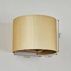 Lampes Dorées-hofstein Applique murale Badajoz Or, 1 lumière