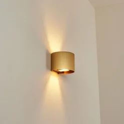 Lampes Dorées-hofstein Applique murale Badajoz Or, 1 lumière