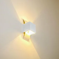 hofstein Applique murale Baku Blanc, 1 lumière