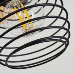 Lampes Vintages & Rétros-hofstein Applique murale Ballis Écru, Noir, 1 lumière