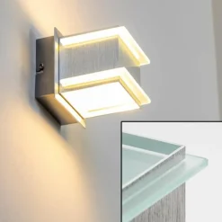 hofstein Applique murale Baltimore Aluminium, 1 lumière