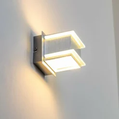 hofstein Applique murale Baltimore Aluminium, 1 lumière