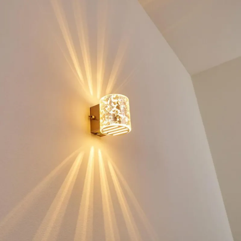 hofstein Applique murale Bamako Argenté, 1 lumière