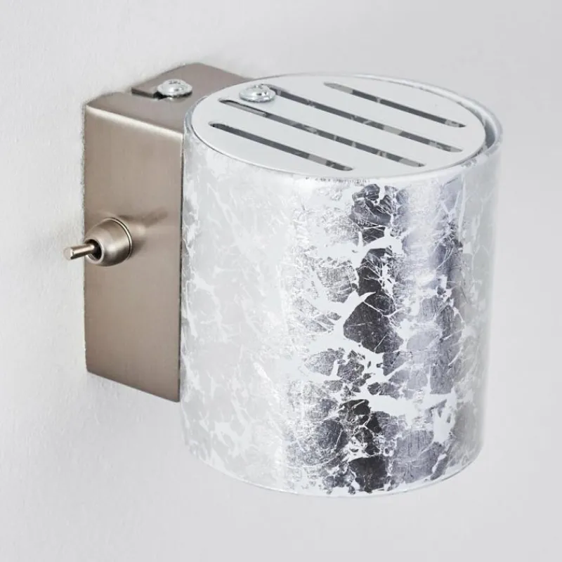 hofstein Applique murale Bamako Argenté, 1 lumière