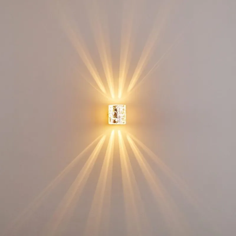 hofstein Applique murale Bamako Argenté, 1 lumière