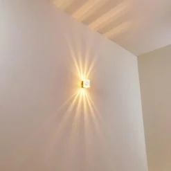 hofstein Applique murale Bamako Argenté, 1 lumière