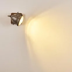 Lampes Vintages & Rétros-hofstein Applique murale Bangkok Brun, Etain, 1 lumière