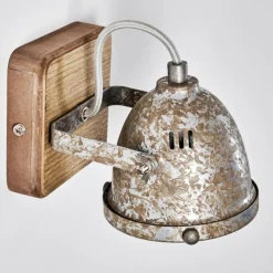 Lampes Vintages & Rétros-hofstein Applique murale Bangkok Brun, Etain, 1 lumière