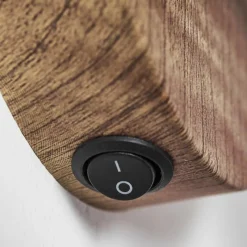 Lampes Industrielles-hofstein Applique murale Banjul Noir, 1 lumière