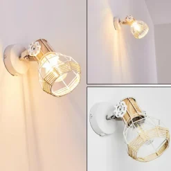 Luminaires Scandinaves-hofstein Applique murale Barbacena Blanc, 1 lumière