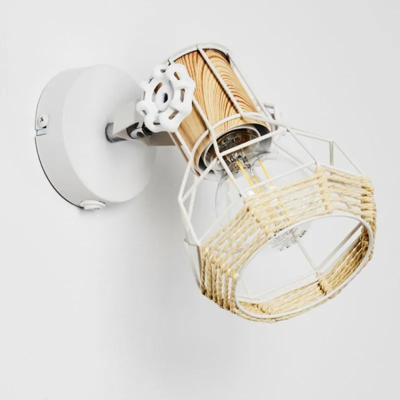 Luminaires Scandinaves-hofstein Applique murale Barbacena Blanc, 1 lumière