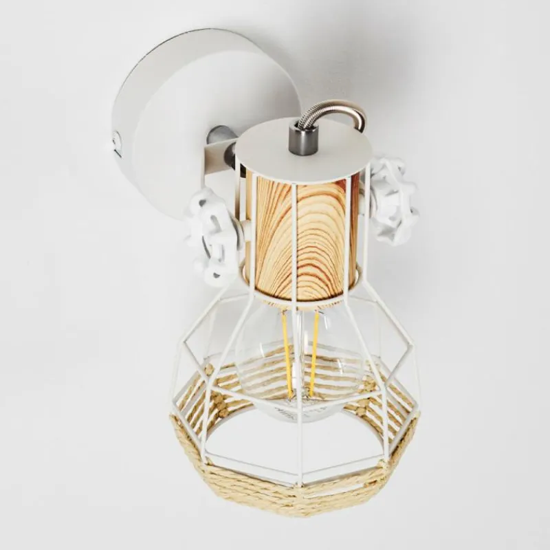 Luminaires Scandinaves-hofstein Applique murale Barbacena Blanc, 1 lumière