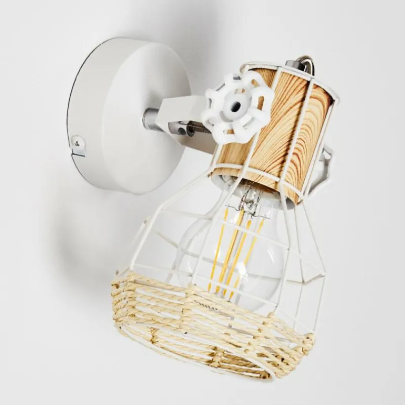 Luminaires Scandinaves-hofstein Applique murale Barbacena Blanc, 1 lumière