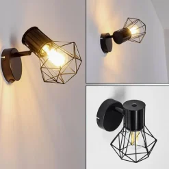 hofstein Applique murale Bardhaman Noir, 1 lumière