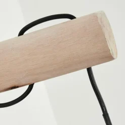 Luminaires Scandinaves-hofstein Applique murale Bardhaman Écru, Noir, 1 lumière