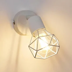 hofstein Applique murale Baripada Blanc, 1 lumière