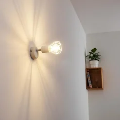 hofstein Applique murale Baripada Blanc, 1 lumière